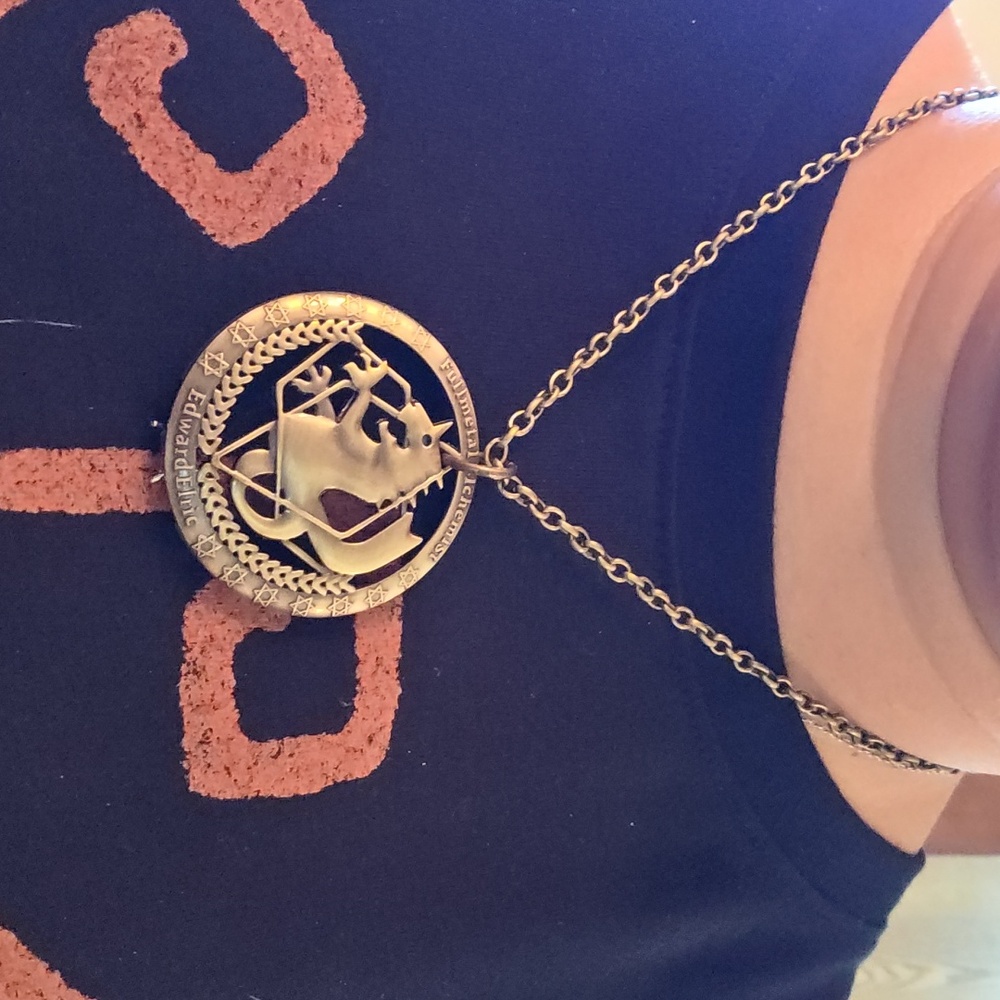 Fullmetal Alchemist pocket watch Lid Necklace